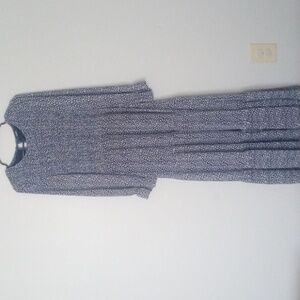 Long Sleeve Patterned Dress